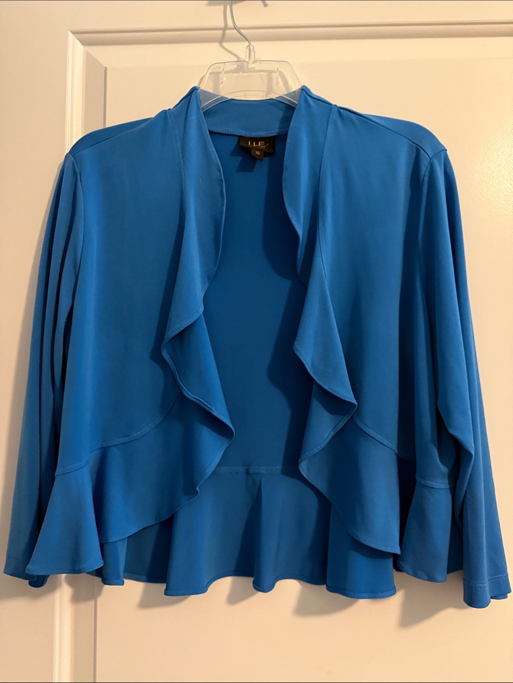 I LE New York Bolero Jacket Lightweight Dress Cover Up - Size 12